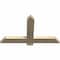 Ekena Millwork Eugene Rough Sawn Timber Gable Bracket, Douglas Fir, 36"W x 21"H x 2"D x 4"F, 14/12 Pitch GBW036X21X0204EUG00RDF - alternate 2